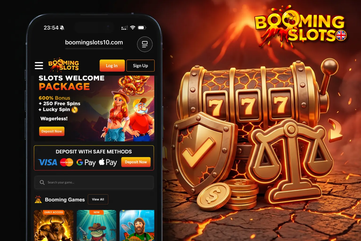 BoomingSlots Casino licence, safety checks and player protection review